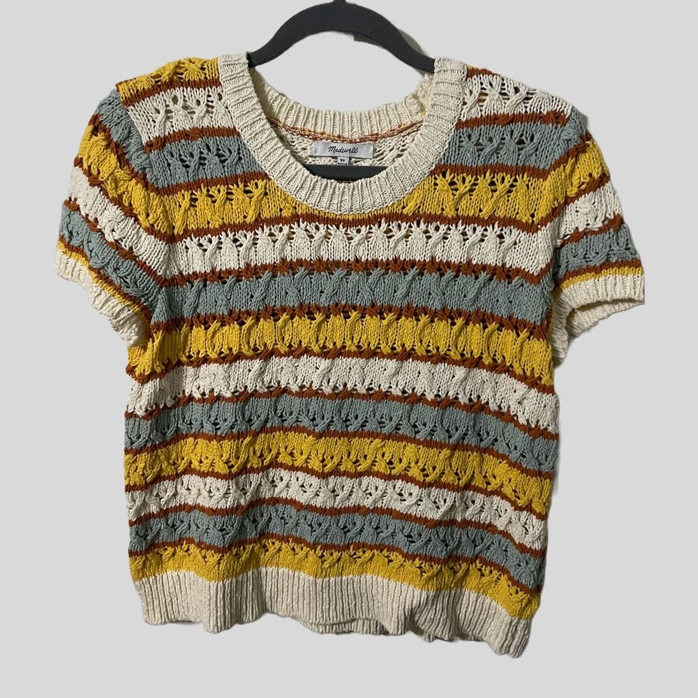 Madewell striped sweater tee, size x-small